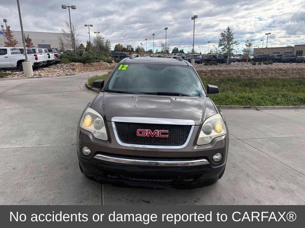 Used 2012 GMC Acadia SL with VIN 1GKKRNED3CJ137783 for sale in Colorado Springs, CO