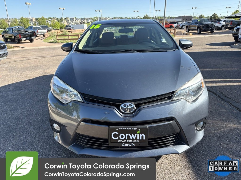 Used 2015 Toyota Corolla LE with VIN 5YFBURHE1FP267745 for sale in Colorado Springs, CO