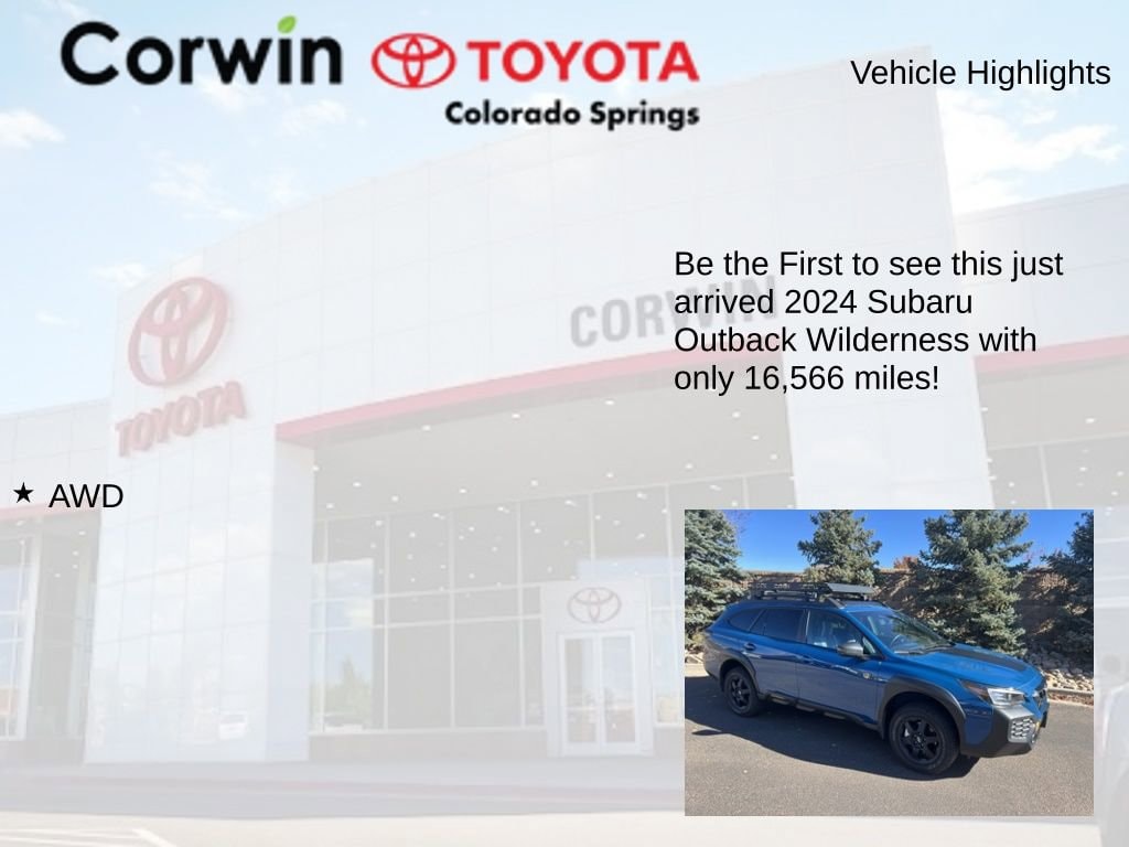 Used 2024 Subaru Outback Wilderness SUV