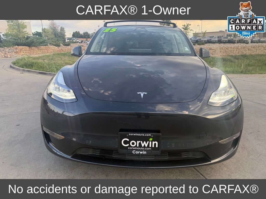 Used 2025 Tesla Model Y Long Range with VIN 7SAYGDEE2SF288962 for sale in Colorado Springs, CO