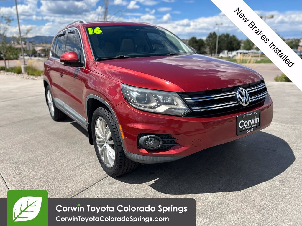 Used 2016 Volkswagen Tiguan SE with VIN WVGAV7AX7GW052500 for sale in Colorado Springs, CO