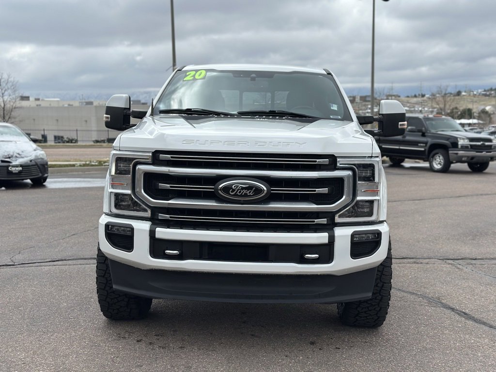 Used 2020 Ford F-350 Super Duty Platinum with VIN 1FT8W3BT1LED33230 for sale in Colorado Springs, CO