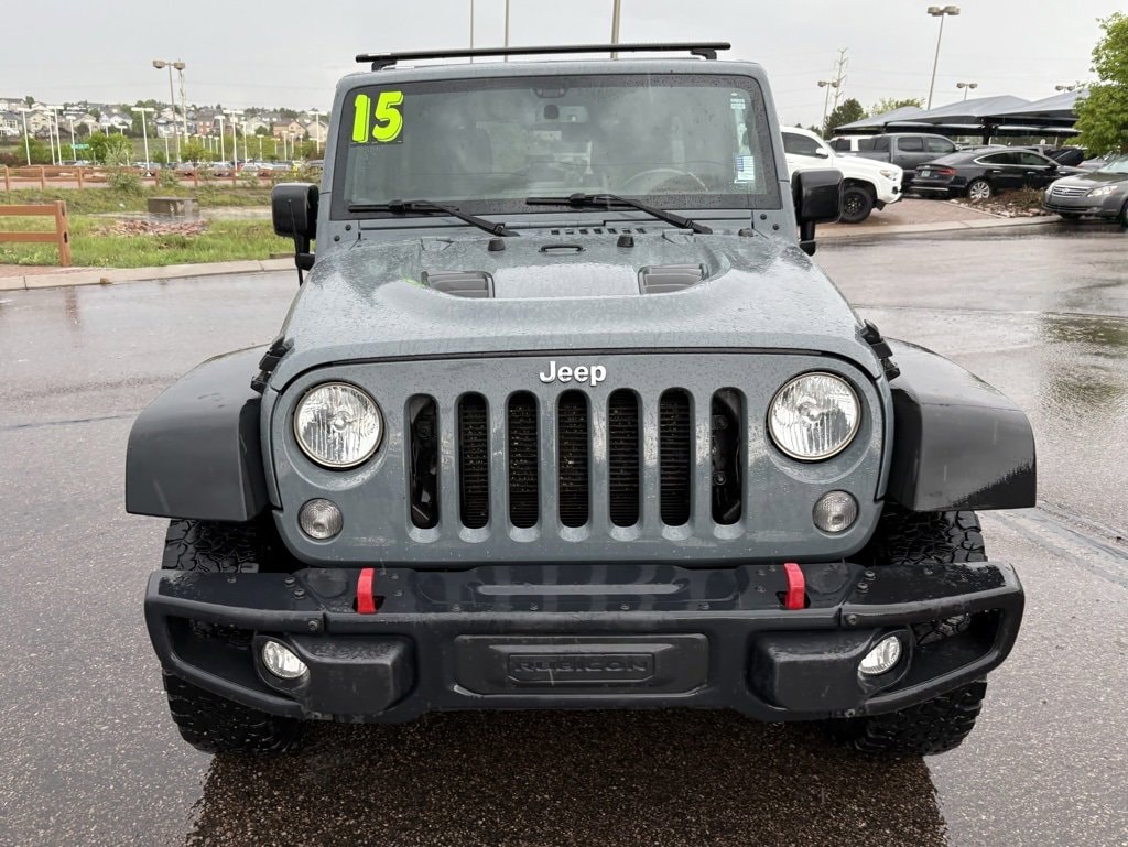 Used 2015 Jeep Wrangler Unlimited Rubicon with VIN 1C4BJWFG8FL644530 for sale in Colorado Springs, CO