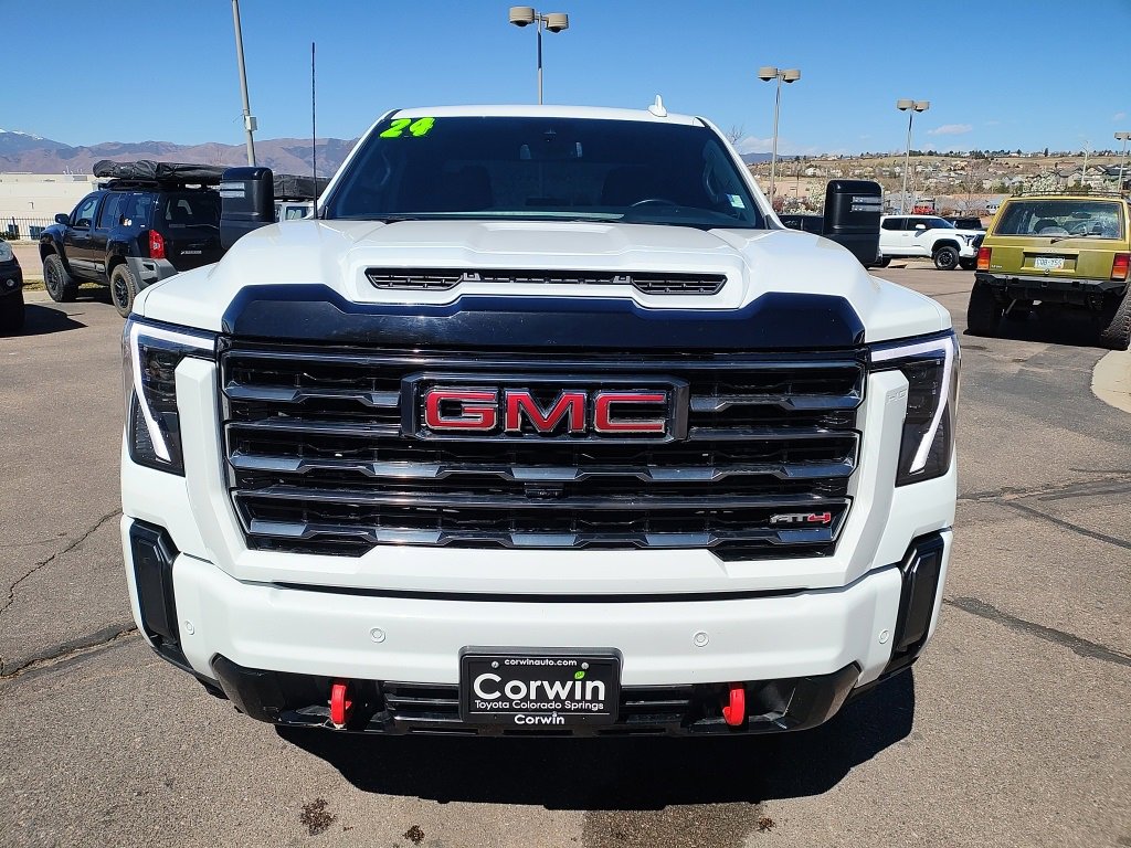 Used 2024 GMC Sierra 2500HD AT4 with VIN 1GT49PEY3RF343572 for sale in Colorado Springs, CO