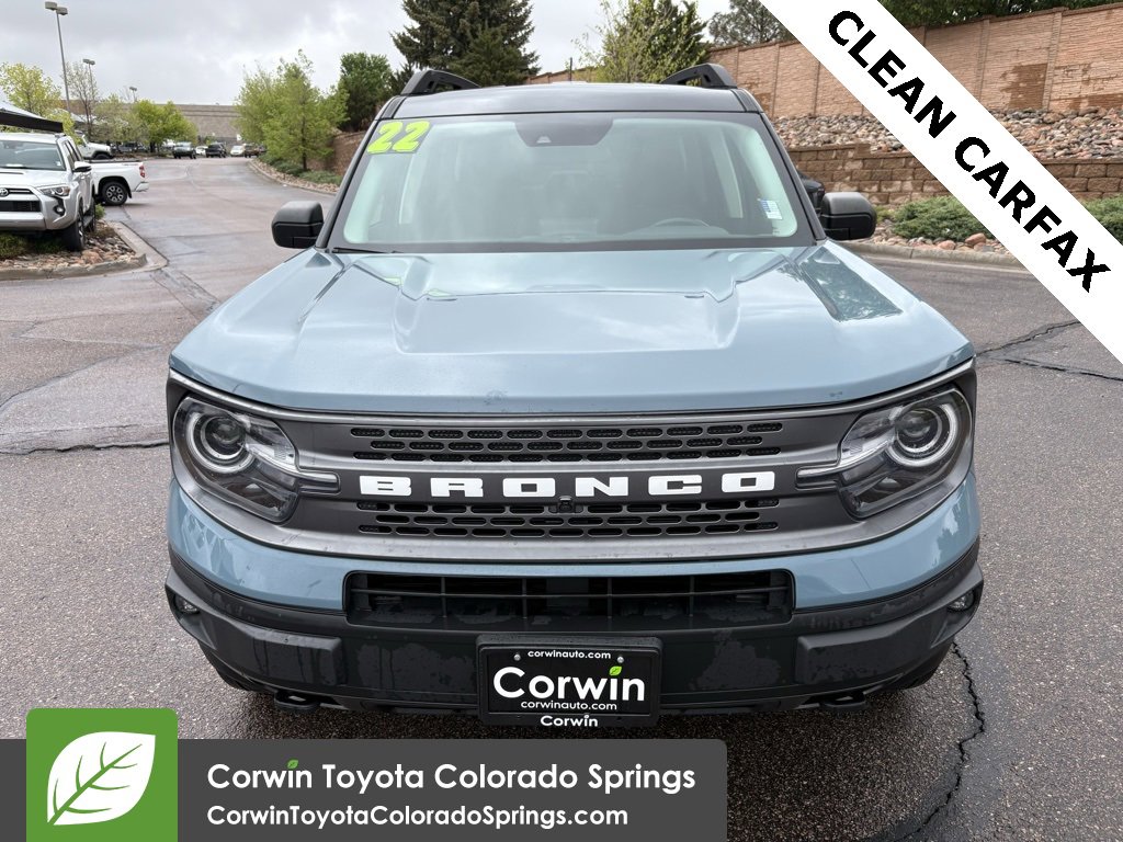 Used 2022 Ford Bronco Sport Badlands with VIN 3FMCR9D92NRD57490 for sale in Colorado Springs, CO