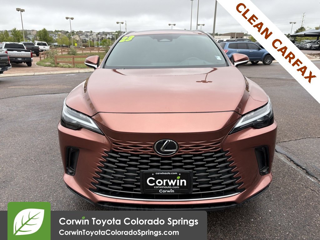 Used 2023 Lexus RX 350 with VIN 2T2BAMCA1PC017614 for sale in Colorado Springs, CO