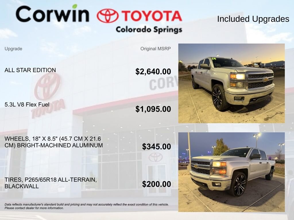 Used 2014 Chevrolet Silverado 1500 LT Truck Crew Cab