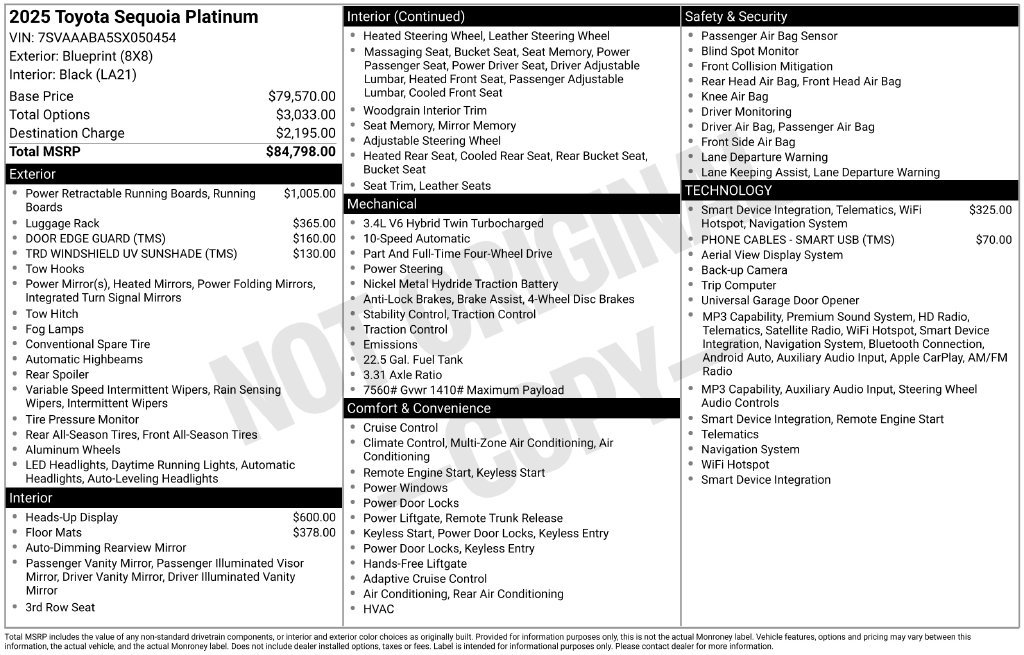 2025 Toyota Sequoia Platinum - Photo 6