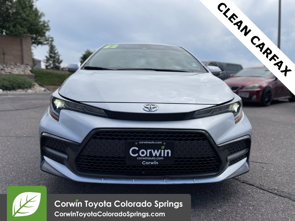 Used 2022 Toyota Corolla SE with VIN 5YFP4MCE8NP105478 for sale in Colorado Springs, CO