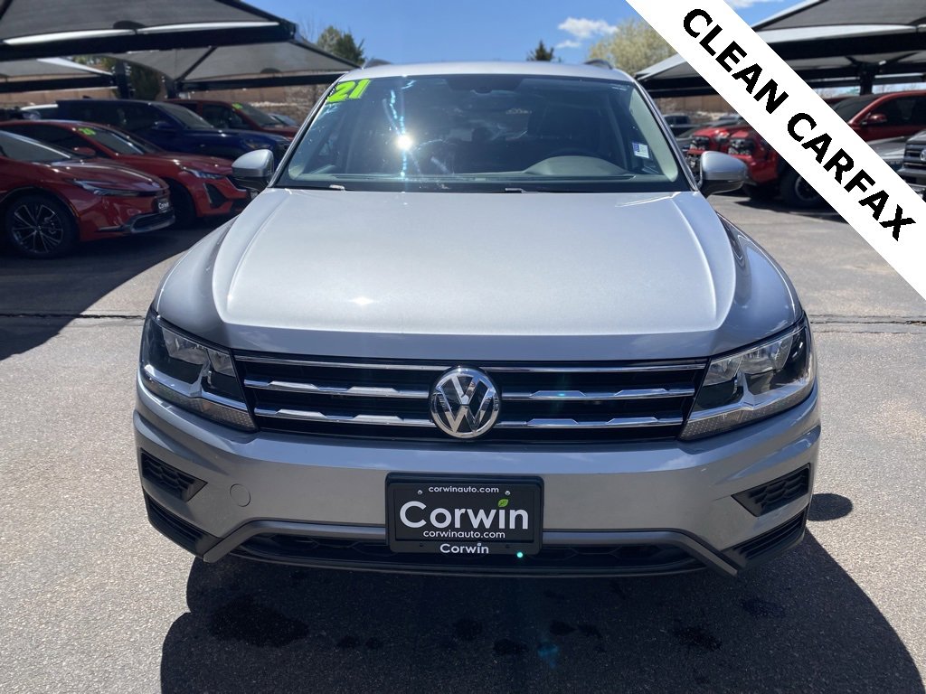 Used 2021 Volkswagen Tiguan SE with VIN 3VV2B7AX1MM060591 for sale in Colorado Springs, CO