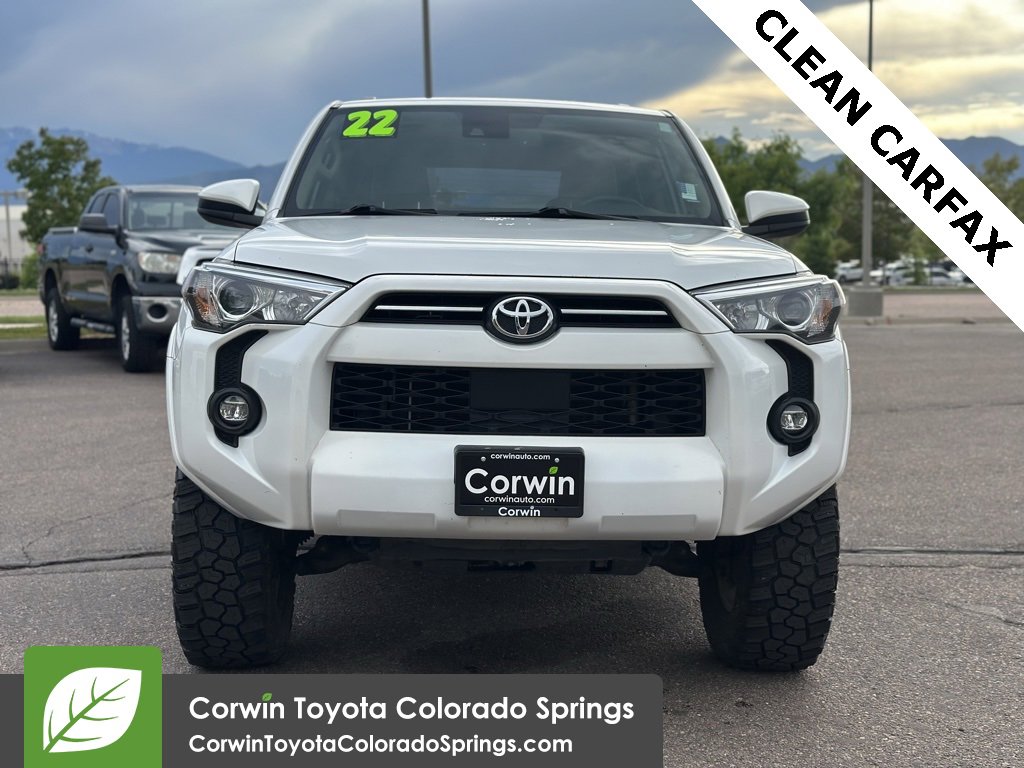 Used 2022 Toyota 4Runner SR5 with VIN JTEMU5JR3N6031887 for sale in Colorado Springs, CO