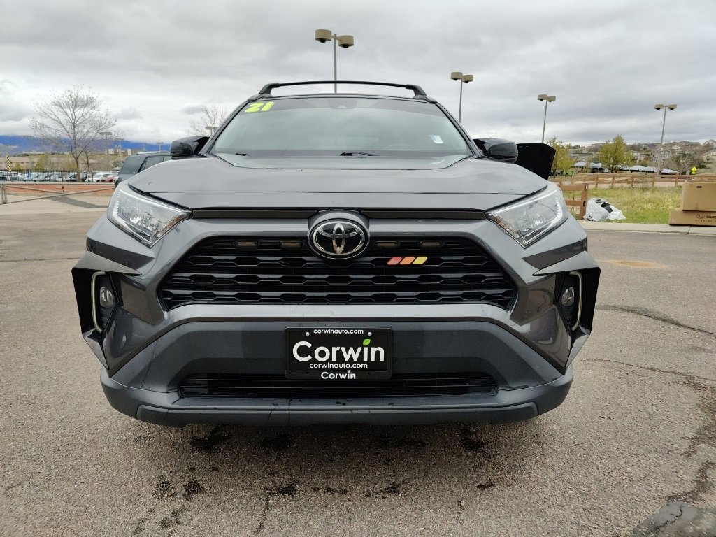 Used 2021 Toyota RAV4 XLE Premium with VIN 2T3C1RFVXMC146135 for sale in Colorado Springs, CO