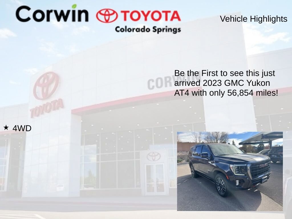 Used 2023 GMC Yukon AT4 SUV