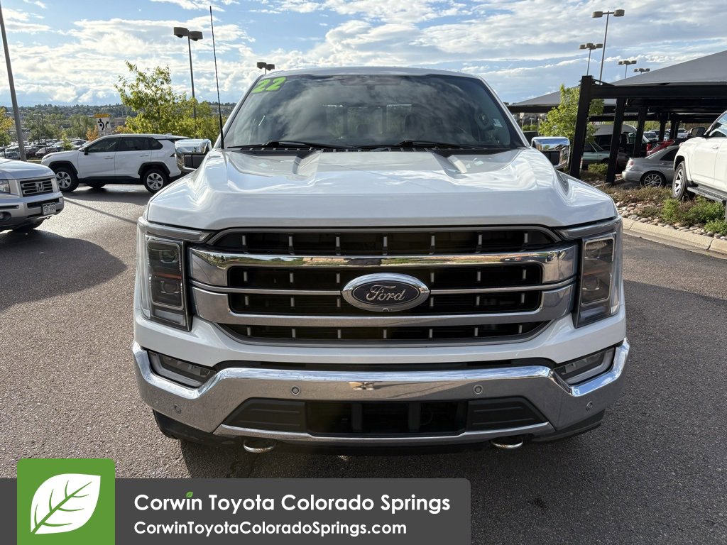 Used 2022 Ford F-150 Lariat with VIN 1FTFW1ED0NFC42608 for sale in Colorado Springs, CO