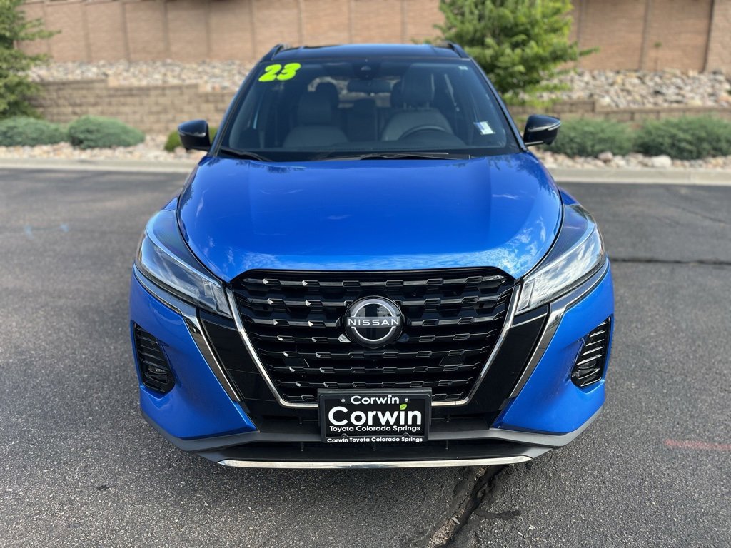 Used 2023 Nissan Kicks SR with VIN 3N1CP5DV7PL537900 for sale in Colorado Springs, CO