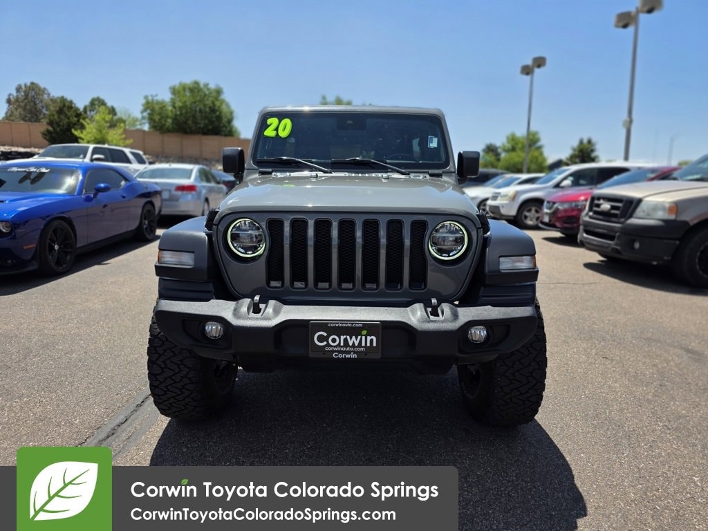 Used 2020 Jeep Wrangler Unlimited Altitude with VIN 1C4HJXDG6LW190873 for sale in Colorado Springs, CO