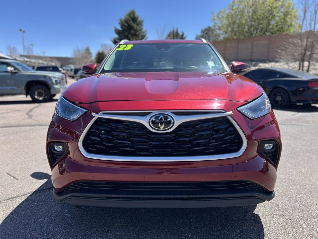 Used 2023 Toyota Highlander L with VIN 5TDKDRBH0PS516175 for sale in Colorado Springs, CO