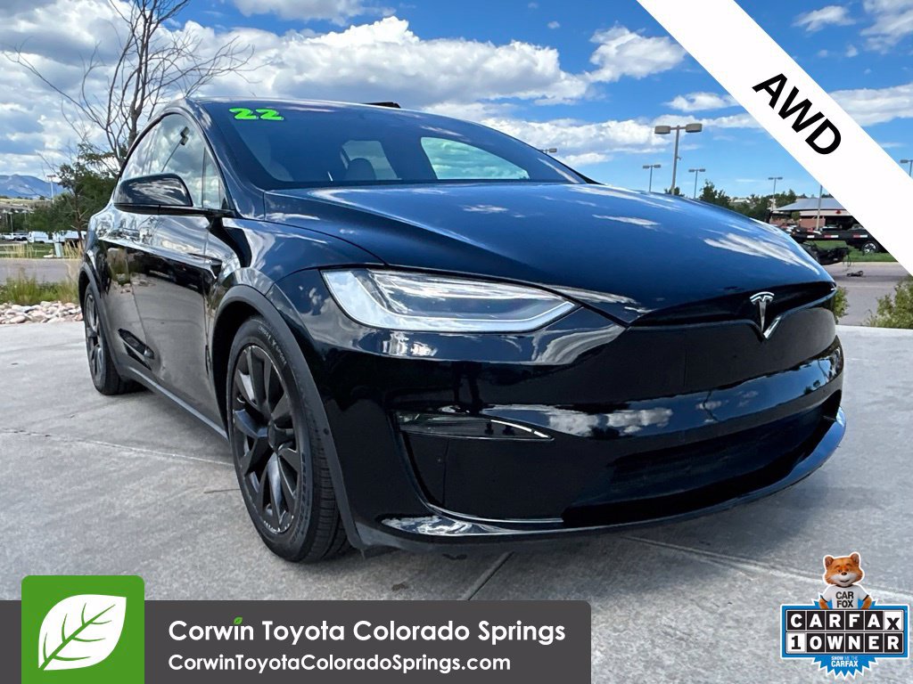 Used 2022 Tesla Model X Long Range with VIN 7SAXCBE56NF334079 for sale in Fargo, ND