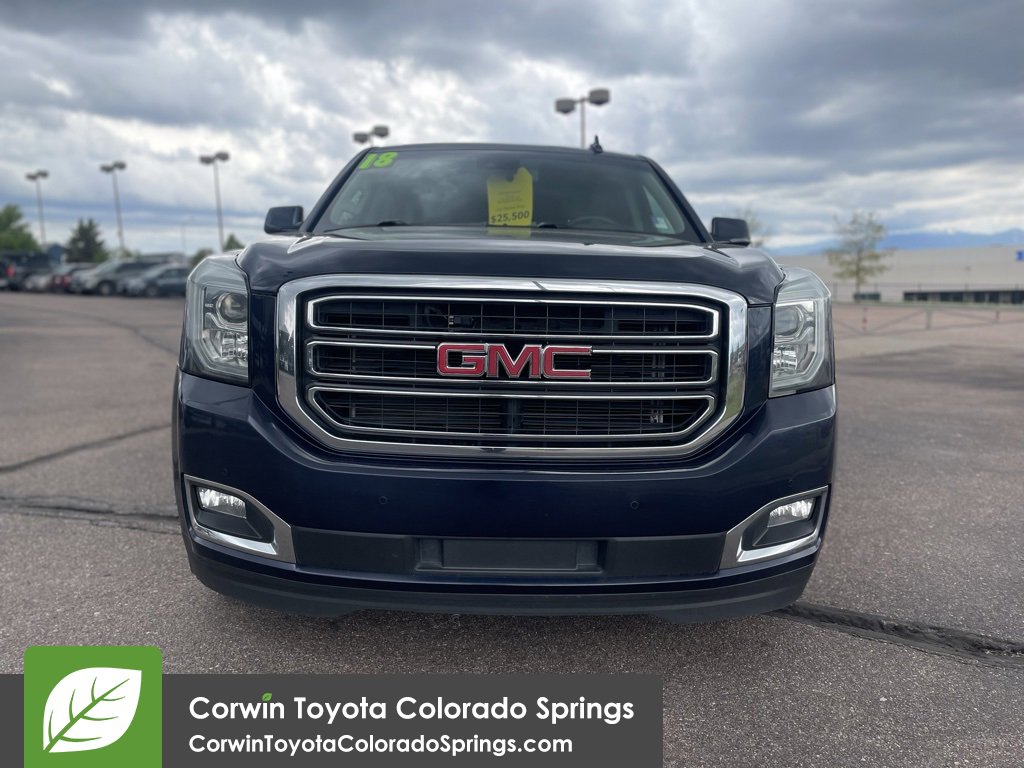 Used 2018 GMC Yukon SLT with VIN 1GKS2BKC1JR171198 for sale in Colorado Springs, CO
