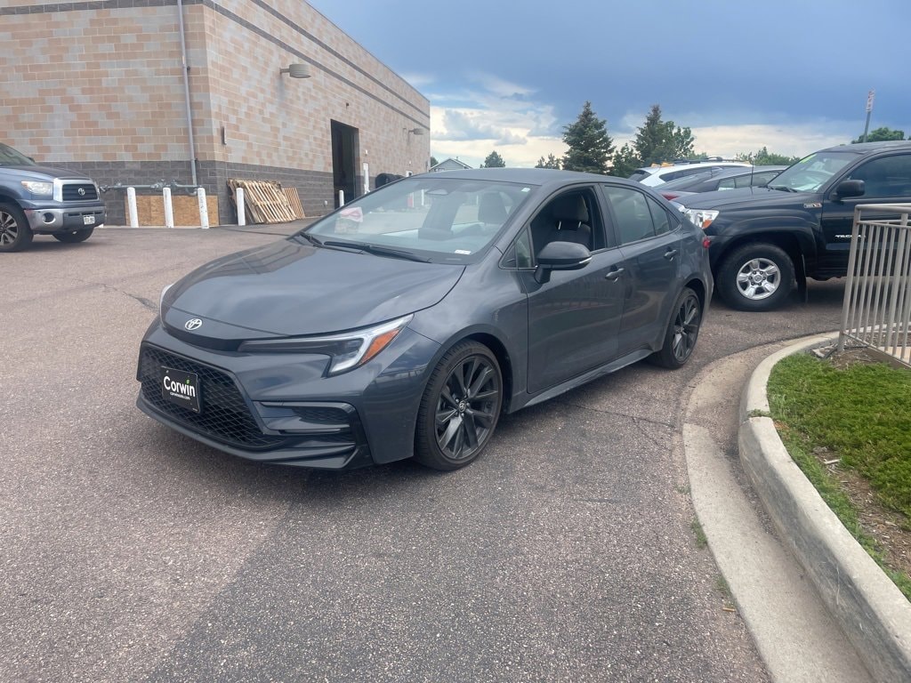 Used 2024 Toyota Corolla SE with VIN JTDS4MCE6R3519769 for sale in Colorado Springs, CO