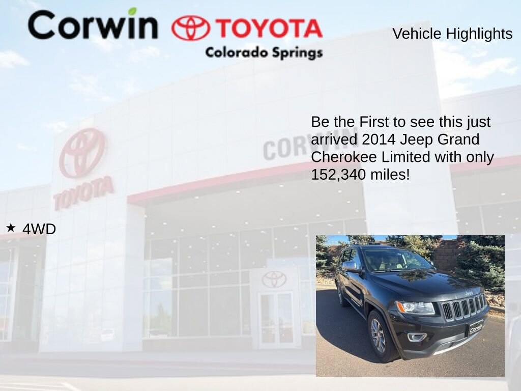 Used 2014 Jeep Grand Cherokee Limited 4x4 SUV