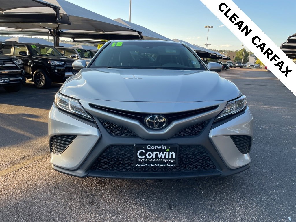 Used 2018 Toyota Camry SE with VIN 4T1B11HK6JU151268 for sale in Colorado Springs, CO