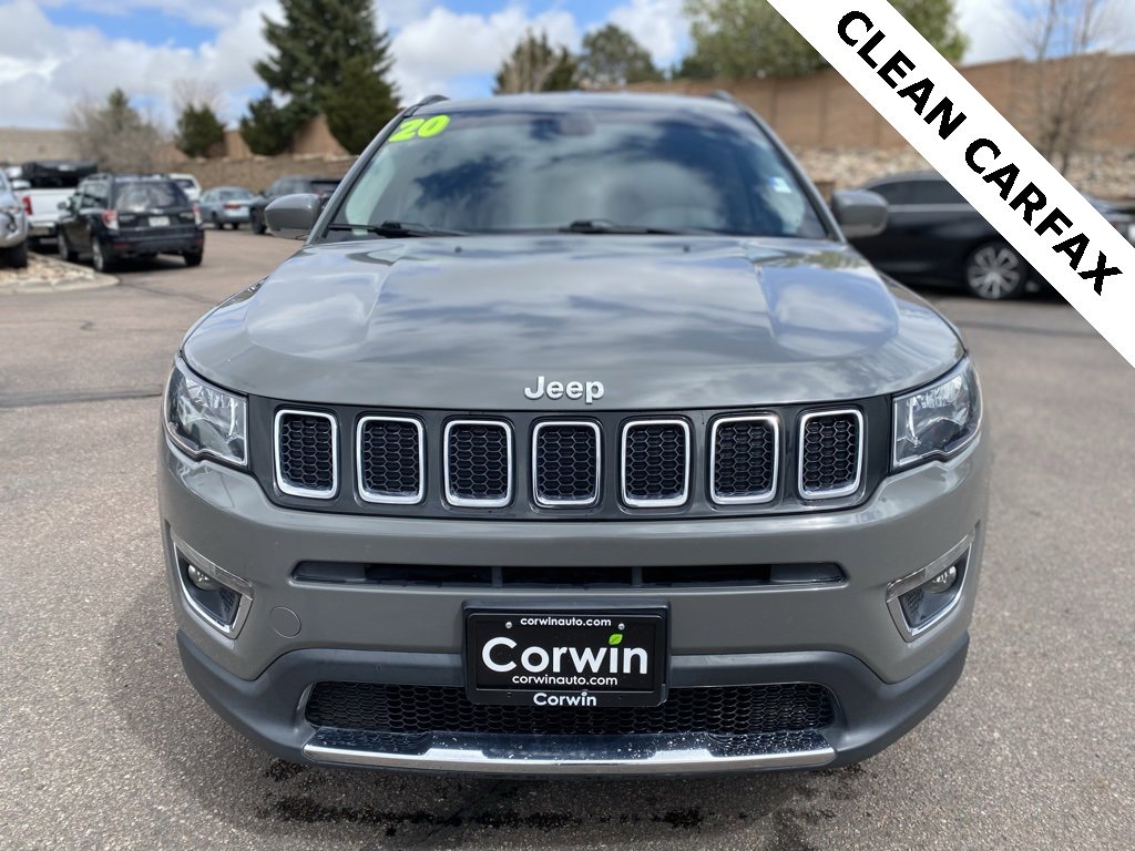Used 2020 Jeep Compass Limited with VIN 3C4NJDCB3LT185515 for sale in Colorado Springs, CO