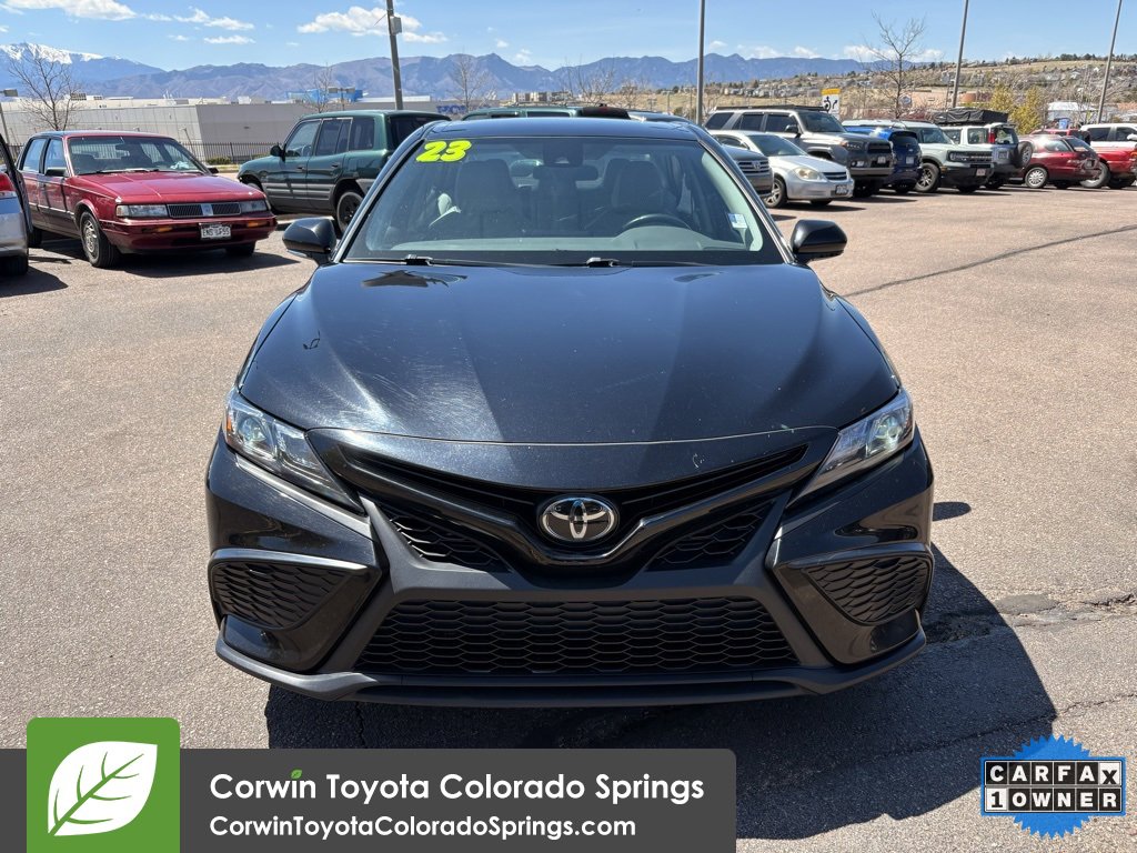 Used 2023 Toyota Camry SE with VIN 4T1G11AK7PU748342 for sale in Colorado Springs, CO