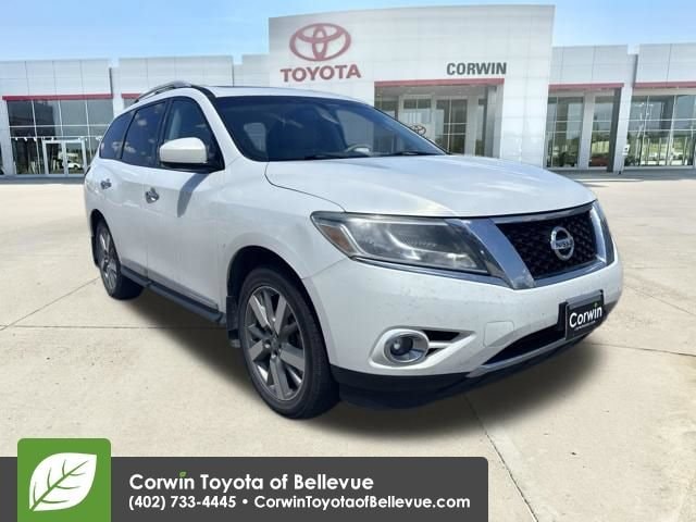 Used 2014 Nissan Pathfinder Platinum with VIN 5N1AR2MM9EC620284 for sale in Bellevue, NE