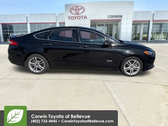 Used 2015 Ford Fusion Energi Titanium with VIN 3FA6P0SU0FR147326 for sale in Bellevue, NE