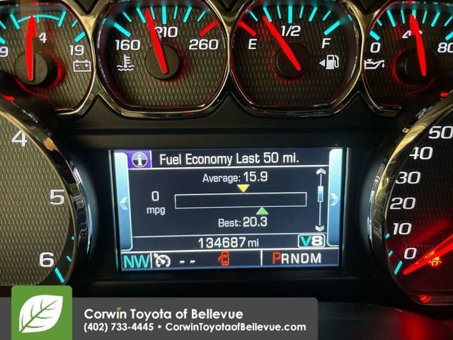 Used 2015 Chevrolet Silverado 1500 LTZ with VIN 3GCUKSEC2FG437660 for sale in Bellevue, NE