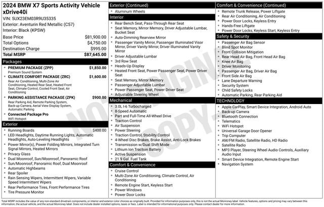 2024 BMW X7 40i - Photo 36