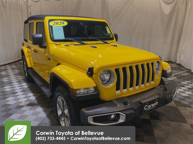 Used 2020 Jeep Wrangler For Sale at Corwin Toyota of Bellevue | VIN:  1C4HJXEN7LW208049