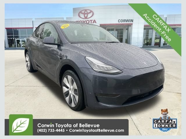 Used 2023 Tesla Model Y Long Range with VIN 7SAYGDEE6PA152225 for sale in Bellevue, NE