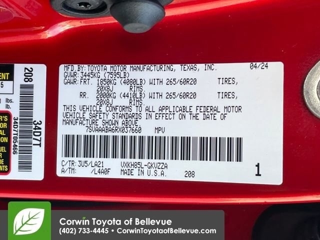 2024 Toyota Sequoia Platinum - Photo 24