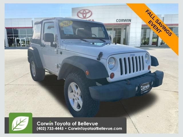 Used 2010 Jeep Wrangler Sport with VIN 1J4AA2D14AL145486 for sale in Bellevue, NE