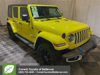 Used 2023 Jeep Wrangler For Sale at Corwin Toyota of Bellevue | VIN:  1C4JJXP66PW513524