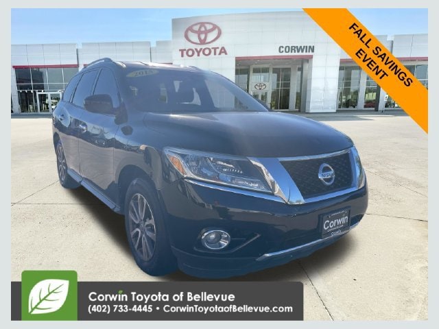 Used 2015 Nissan Pathfinder SV with VIN 5N1AR2MM8FC661846 for sale in Bellevue, NE