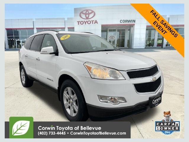 Used 2009 Chevrolet Traverse 1LT with VIN 1GNEV23D99S129073 for sale in Bellevue, NE