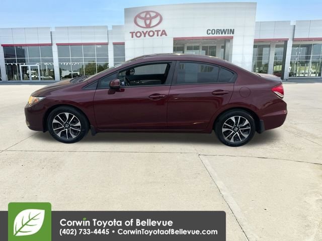 Used 2013 Honda Civic EX-L with VIN 19XFB2F95DE029061 for sale in Bellevue, NE