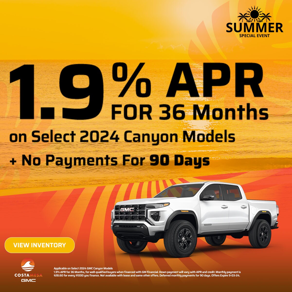 New Vehicle Specials | Costa Mesa GMC