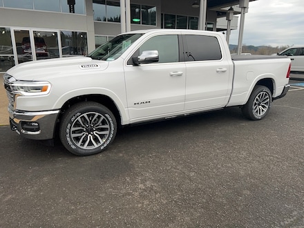 Featured New 2026 Ram 1500 LIMITED LONGHORN CREW CAB 4X4 6'4 BOX Pickup for Sale in Cottage Grove, OR