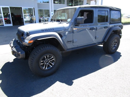 Featured New 2024 Jeep Wrangler 4-DOOR WILLYS Sport Utility for Sale in Cottage Grove, OR