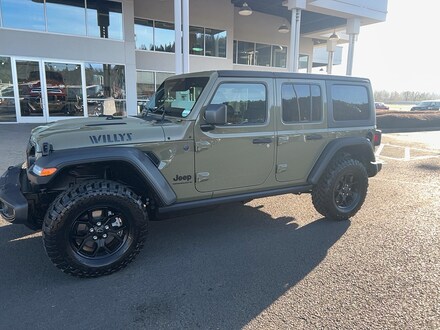 Featured New 2026 Jeep Wrangler 4-DOOR WILLYS Sport Utility for Sale in Cottage Grove, OR