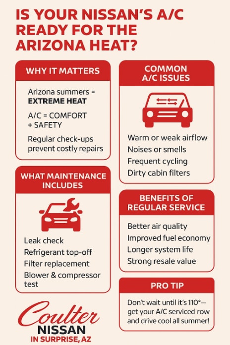 Is Your Nissan's AC Ready for the Arizona Heat