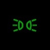 nissan altima side light/headlight indicator