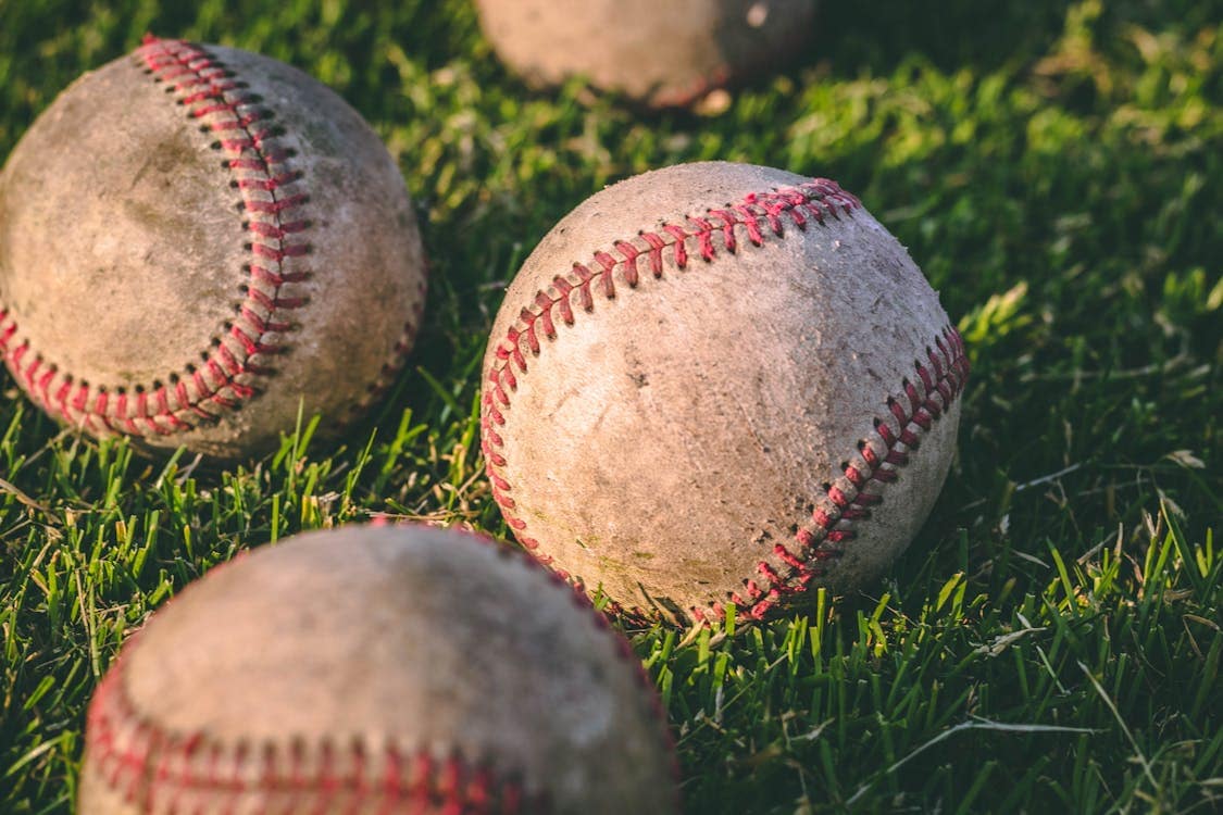 Baseballs on a Field