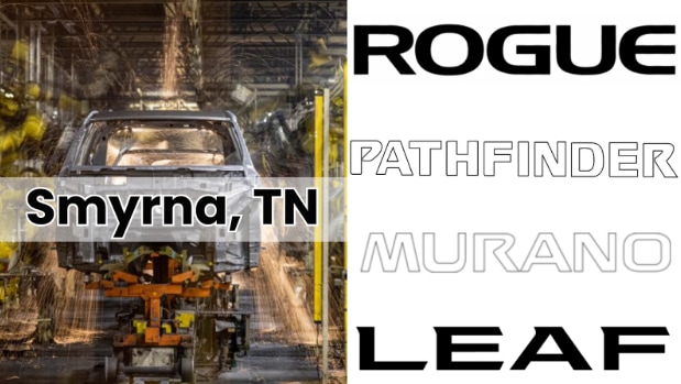 Smyrna, TN Produces Nissan Rogue, Pathfinder, Murano and Leaf