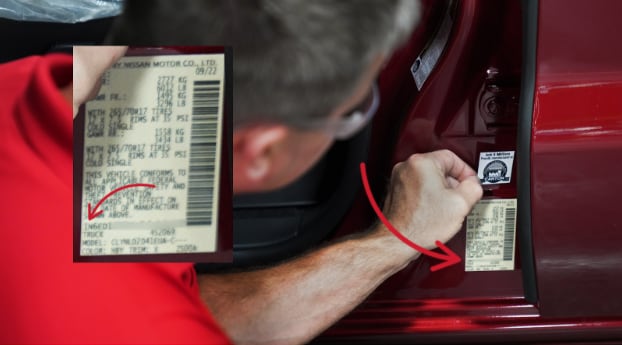 Where to Find your VIN on a Nissan
