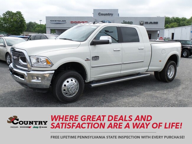 New 2018 Ram 3500 Laramie Longhorn Mega Cab 4x4 6 4 Box For Sale